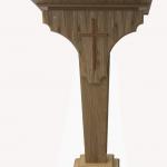 Oak lectern