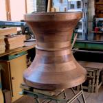 Walnut pedestal